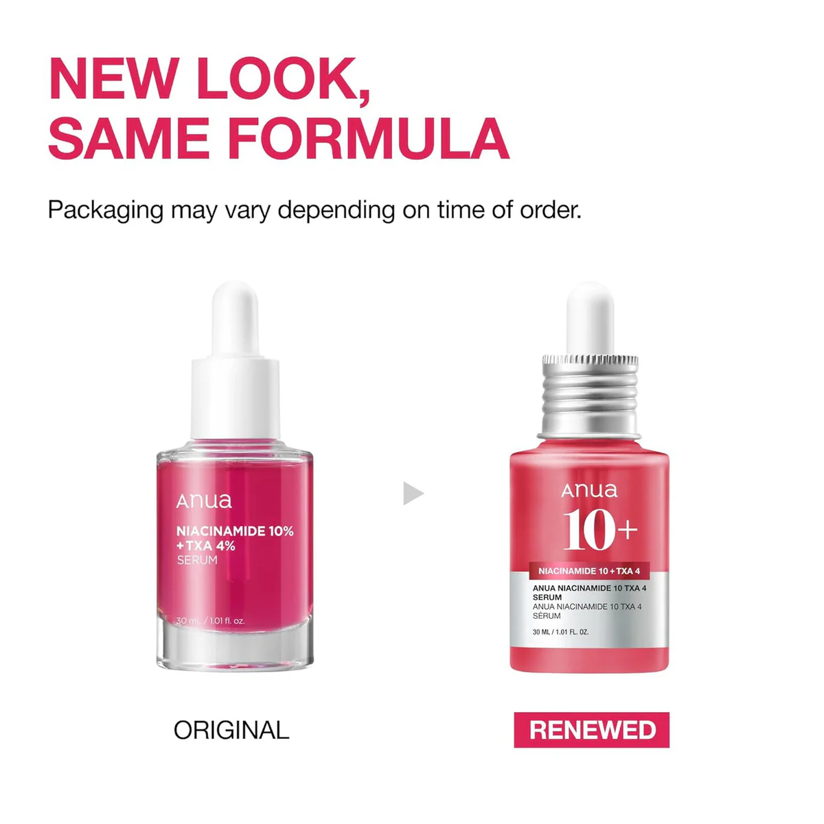 Anua Niacinamide 10% + TXA 4% Serum, For Dark Spots, 30ml