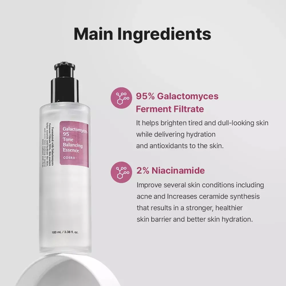COSRX Galactomyces 95 Tone Balancing Essence, 100ml