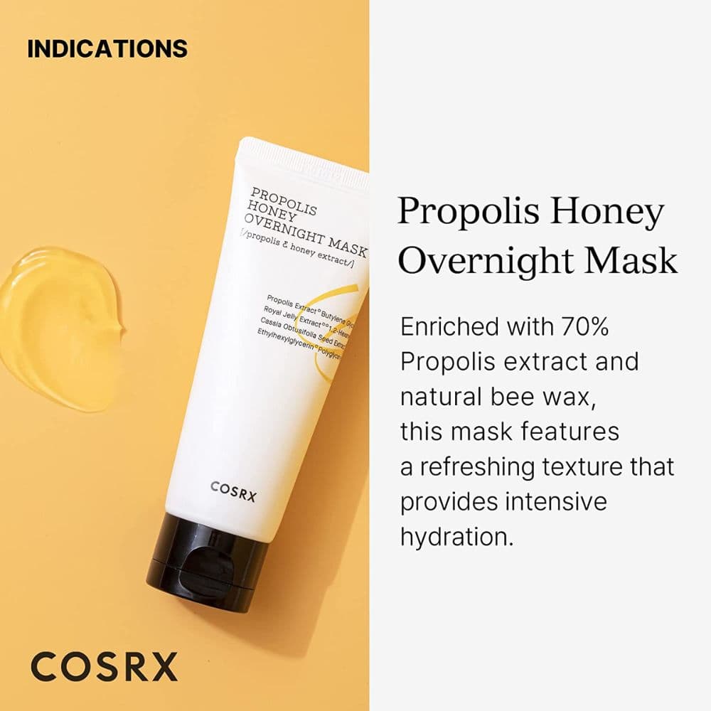 COSRX Propolis Honey Overnight Mask, 60ml