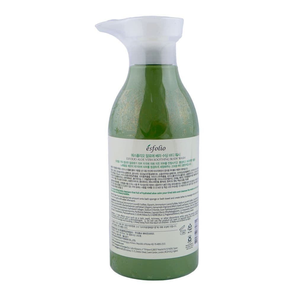 Esfolio Aloe Vera Soothing Body Wash, For All Types Of Skin, 500ml