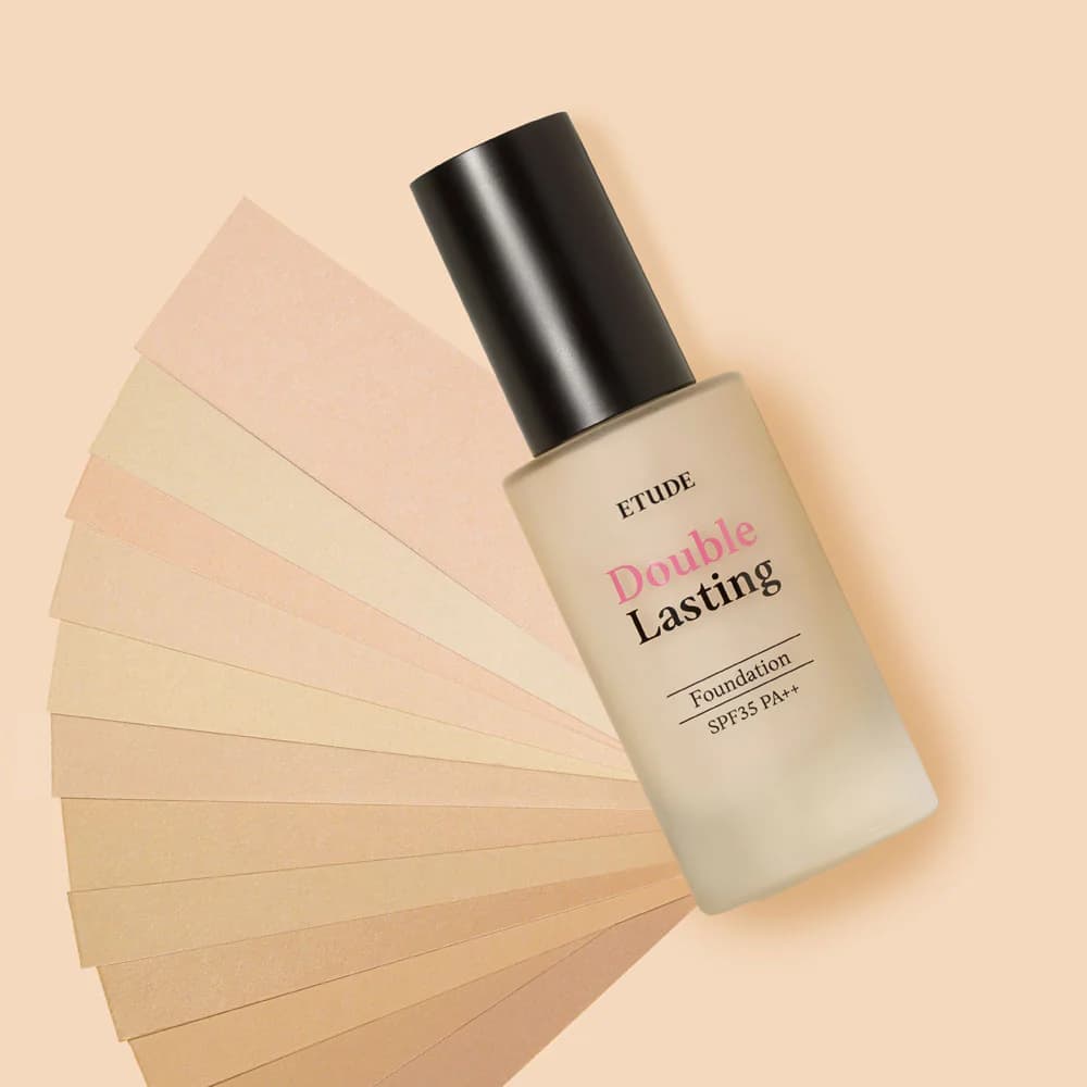 Etude House Double Lasting Foundation, SPF 35 PA++, Light Vanilla, 30g