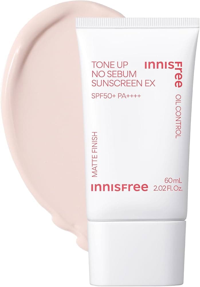 Innisfree Tone Up No Sebum Sunscreen Ex, SPF50+ PA+++ 60ml