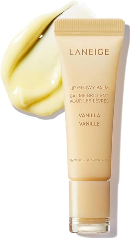 Laneige Vanilla Lip Glowy Balm, Shea Butter & Murumuru Butter, 10g
