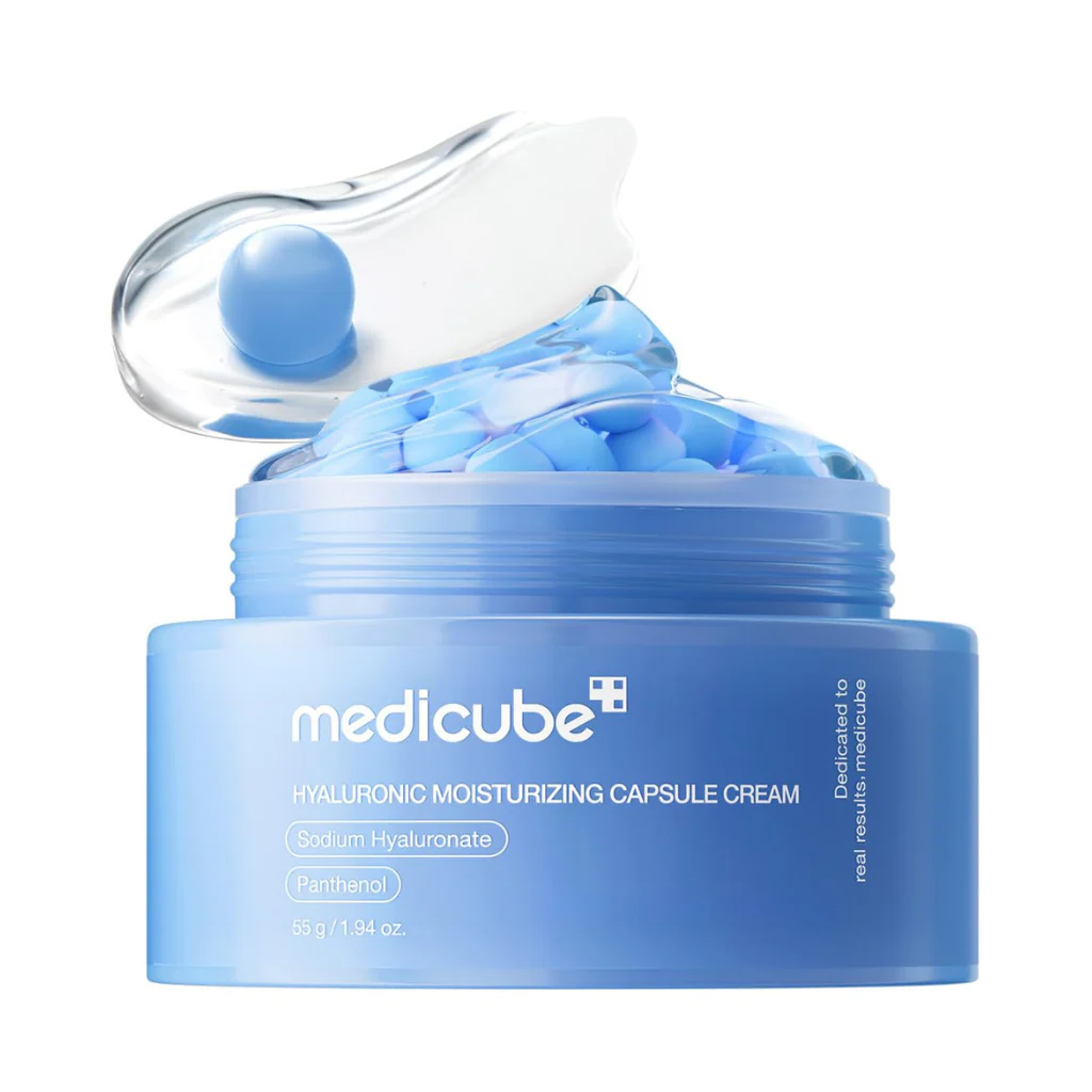 Medicube Hyaluronic Moisturizing Capsule Cream, Niacinamide, Glycerin, 55g