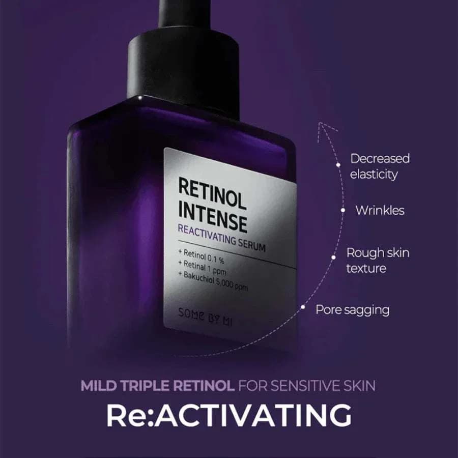 Some By MI Retinol Intense Reactivating Serum, For Post-Acne Marks, 30ml