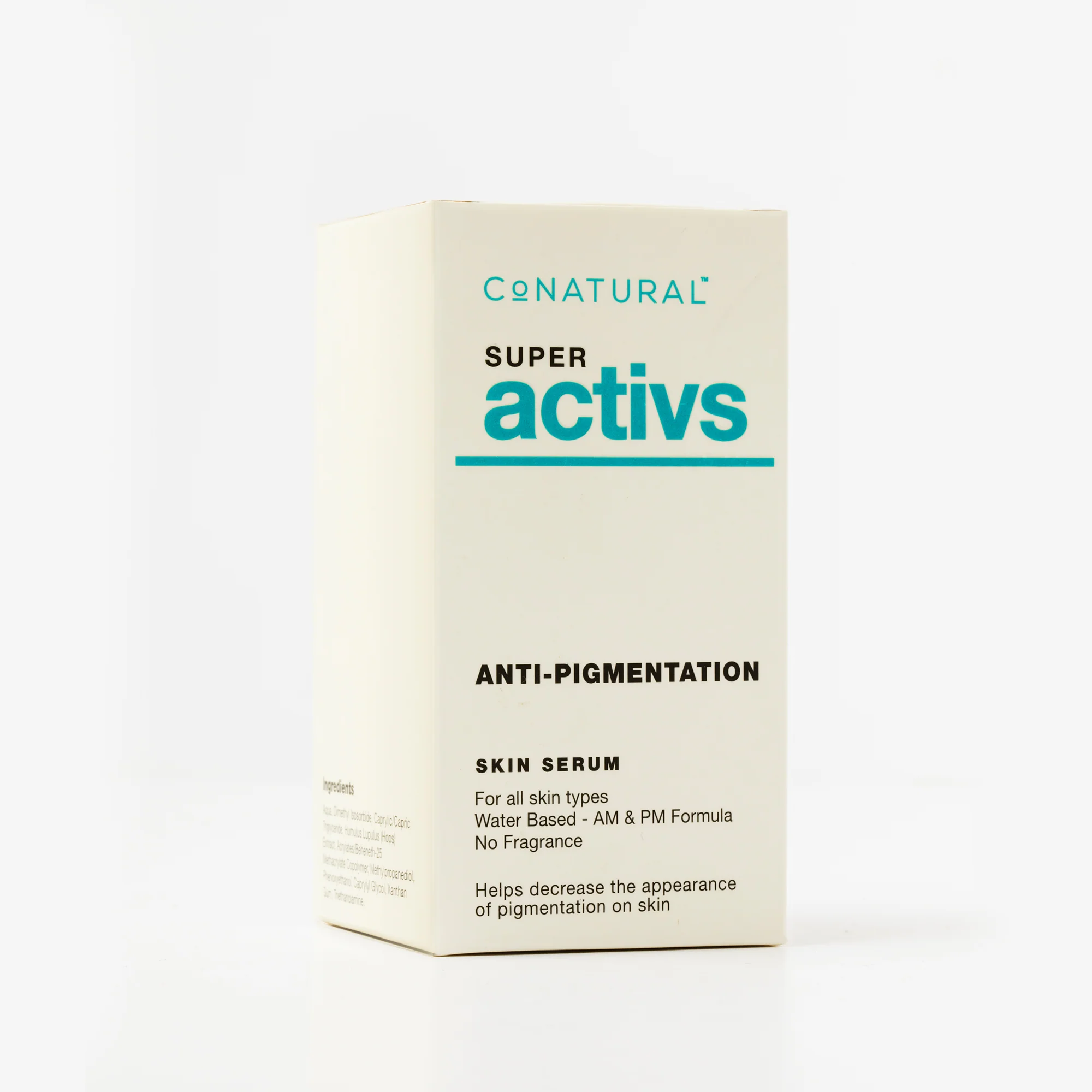 CoNatural Super Activs Anti-Pigmentation Skin Serum, For All Skin Types, 30ml