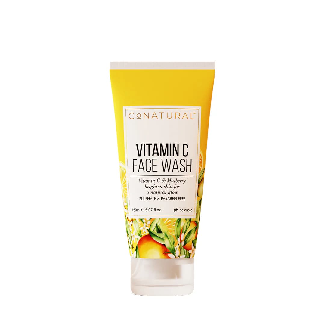 CoNatural Vitamin C Face Wash, Brightens Skin For A Natural Glow, 150ml