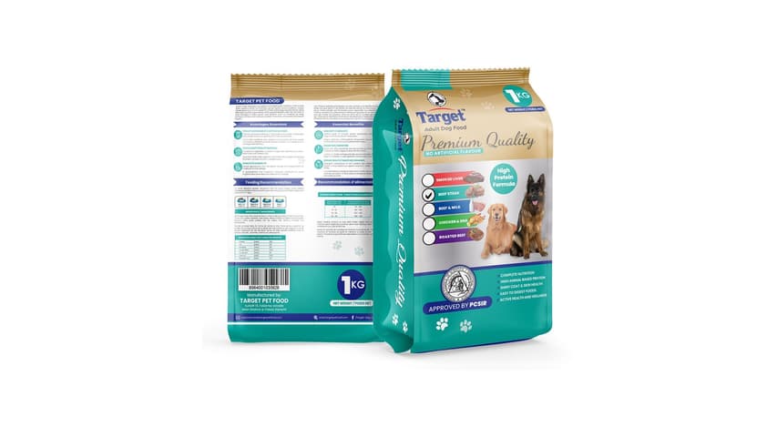 TARGET DOG FOOD BEEF STEAK 1 KG