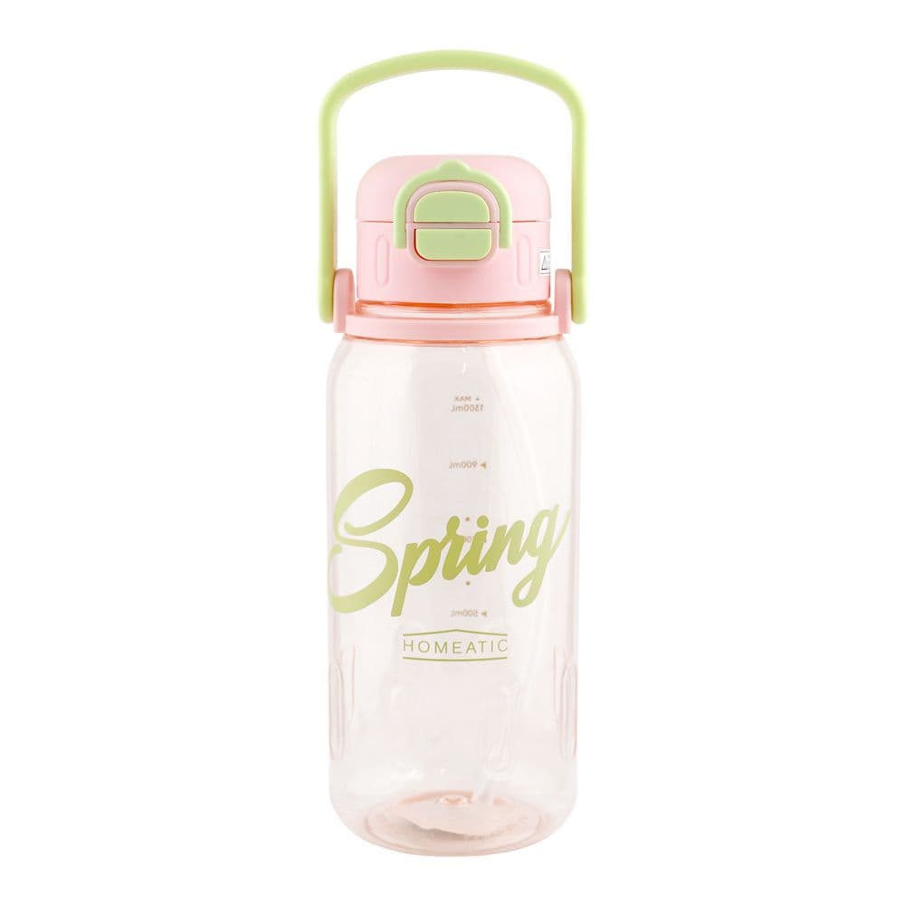 Homeatic Sports Water Bottle, 1300ml, Pink, HMT-034