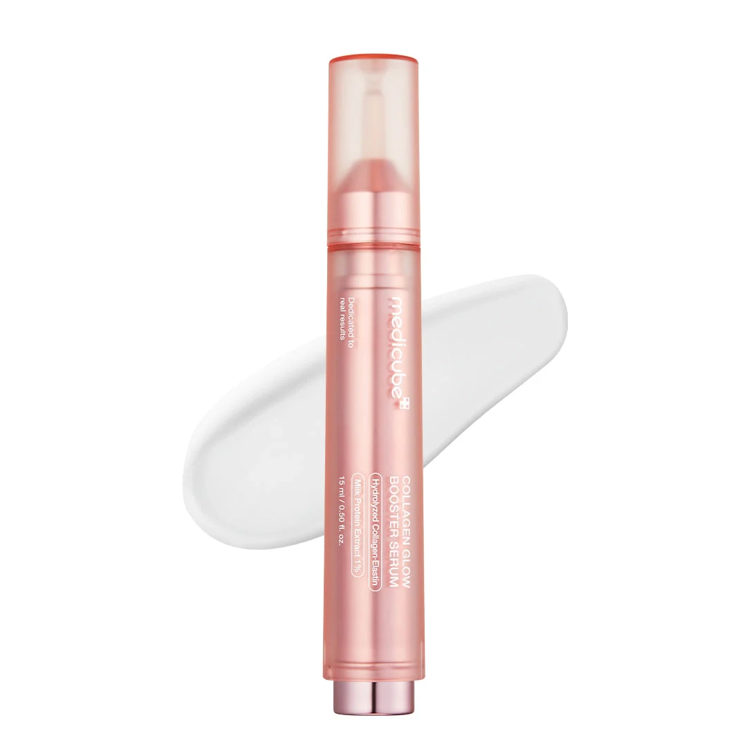 Medicube Collagen Glow Booster Serum, Hydrolyzed Collagen-Elastin, For All Types Of Skin, 15ml