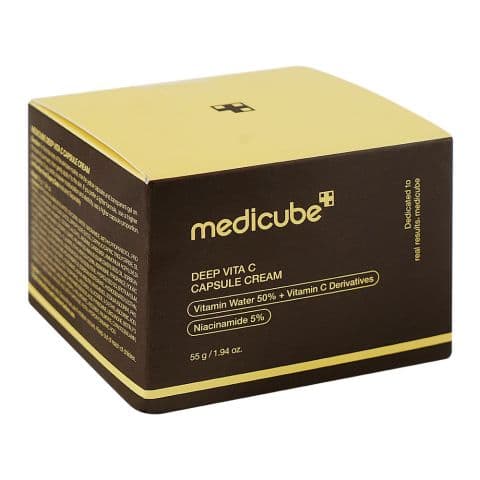 Medicube Deep Vita C Capsule Cream, Niacinamide, Vitamin C, Vitamin Water, For All Types Of Skin, 55g