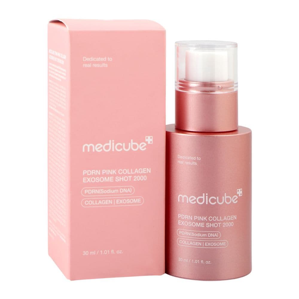 Medicube PDRN Pink Collagen Exosome Shot Serum, Niacinamide, Glycerin, For Dry Skin, 30ml