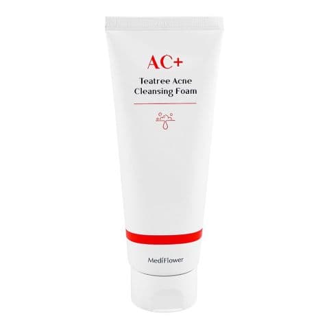 Mediflower AC + Tea Tree Acne Cleansing Foam, For Sensitive Skin, 150ml