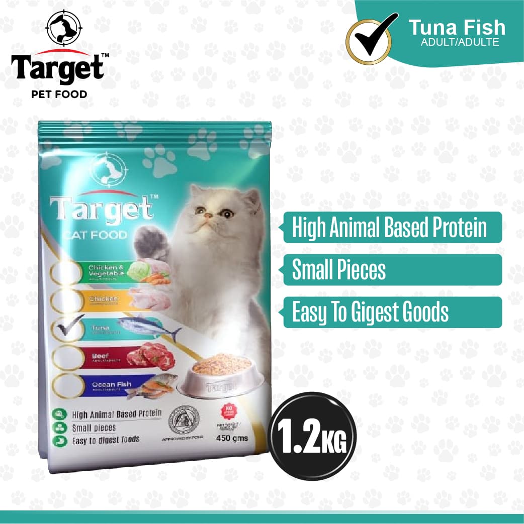 TARGET CAT FOOD TUNA 1.2 KG