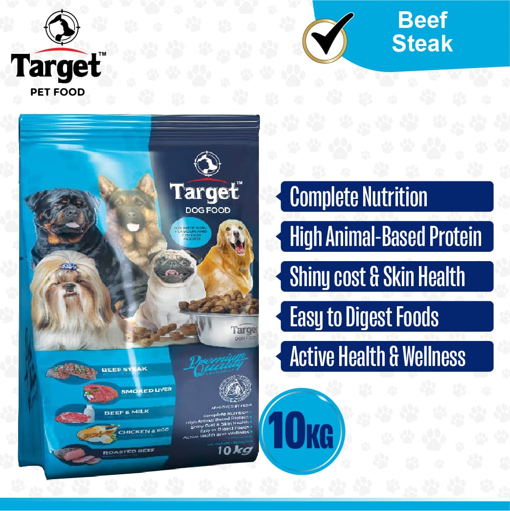 TARGET DOG FOOD BEEF & MILK 10 KG