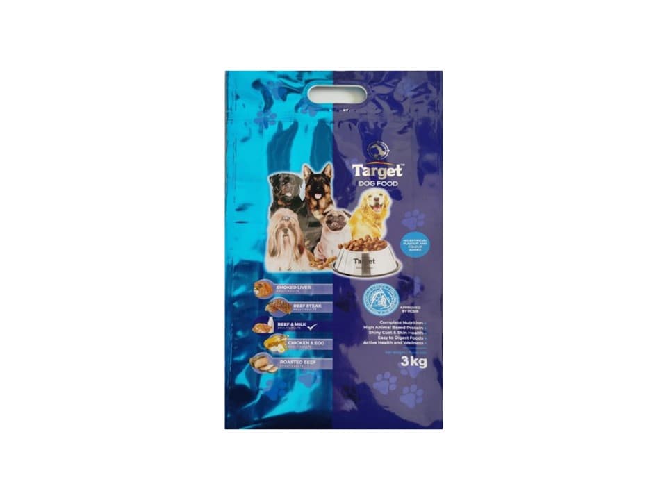 TARGET DOG FOOD BEEF & MILK 3 KG
