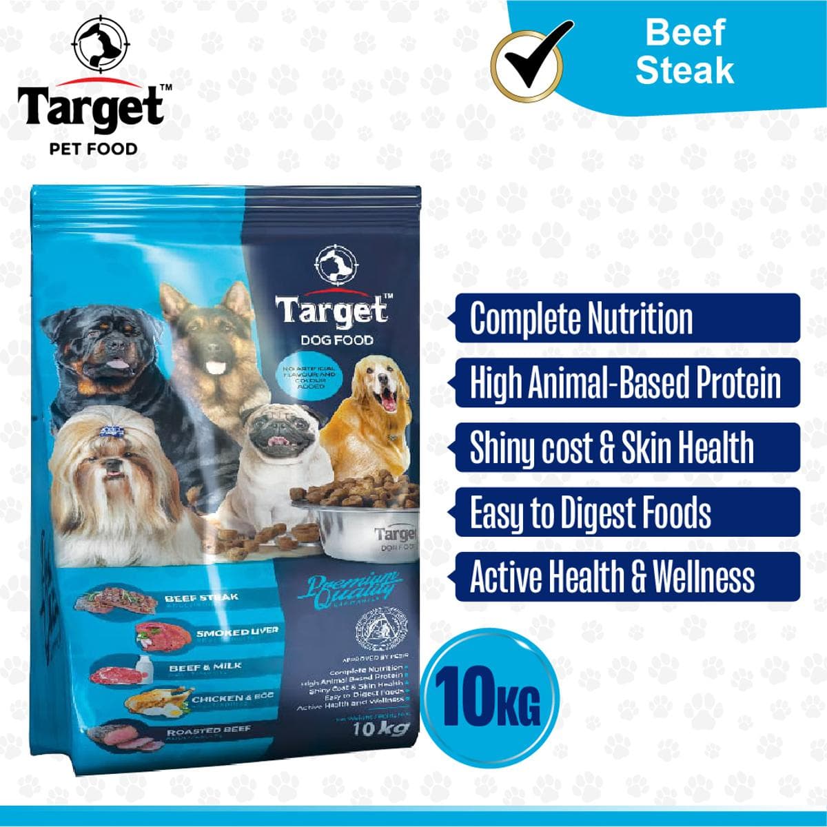 TARGET DOG FOOD ROASTED BEEF 10 KG